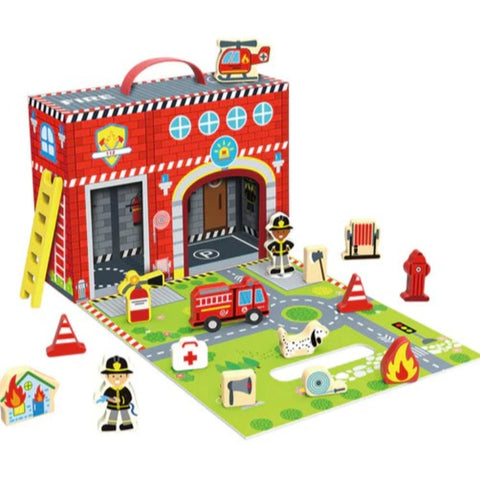 Fire Station Box (Tooky Toy)