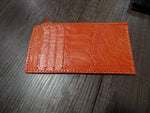 Ostrich Skin Leather Cardholder