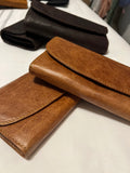 Lady's Leather Purse - Clip Closure