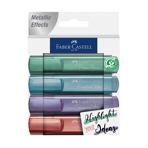 FABER-CASTELL TEXTLINERS - METALLIC SETS