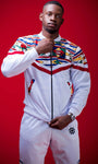 Mens - Mehluli White Tracksuit Set