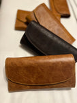 Lady's Leather Purse - Clip Closure