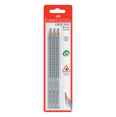 FABER-CASTELL GRIP PENCILS (PACK OF 3)