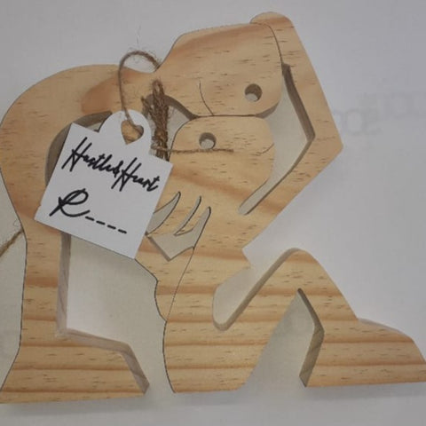 Hustle & Heart: Wooden Couple Figurine
