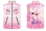 Characters Bomber Half Jacket