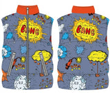 Characters Bomber Half Jacket