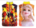 Characters Bomber Half Jacket