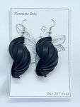 Otto Jewellery Silver Twisted Drop Earrings