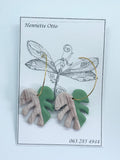 Otto Jewellery Gold Leaf Drop Earrings