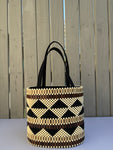 Hand Beaded Basket Bag
