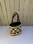 Hand Beaded Basket Bag