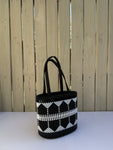 Hand Beaded Basket Bag