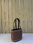 Hand Beaded Basket Bag