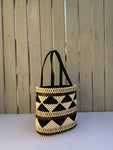 Hand Beaded Basket Bag