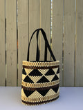 Hand Beaded Basket Bag