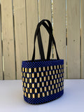 Hand Beaded Basket Bag