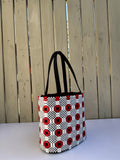 Hand Beaded Basket Bag