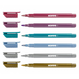 KORES BRUSH TIP MARKERS