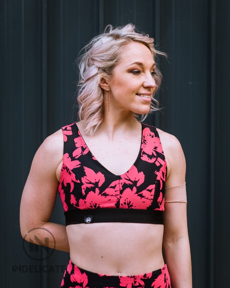 InDelicate - Red Blossom Sports Bra – The Sooq