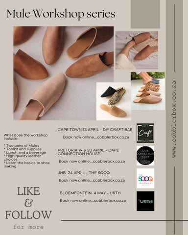 Sandal Bar Pop Up - DIY Leather Shoe workshop