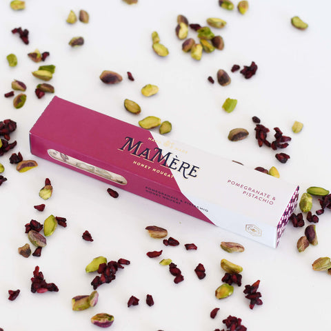 POMEGRANATE & PISTACHIO NOUGAT BAR