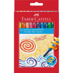 FABER-CASTELL RETRACTABLE WAX CRAYONS - SET OF 12