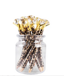 Leopard Print Pens With Diamond Top