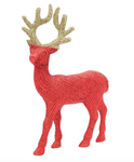 Christmas Reindeer Ornament (Red) (Plastic) - 13 X 20cm