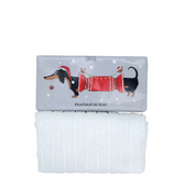 Christmas Paws & Purrs Cracker - 2 X 90g Soap & White Facecloth