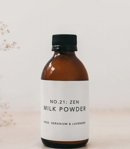 Bath milk powder