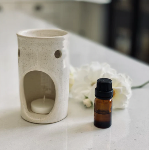 Ceramic candle oil burner