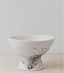 Ceramic clay-footed bowl