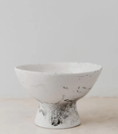 Ceramic clay-footed bowl