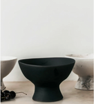 Ceramic clay-footed bowl