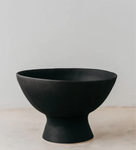 Ceramic clay-footed bowl