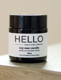 HELLO - Soy Wax Candle