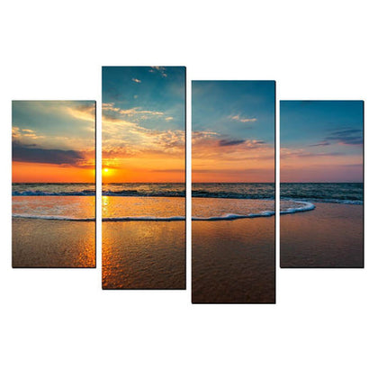 4 Piece Staggered Split Canvas Print ComBo