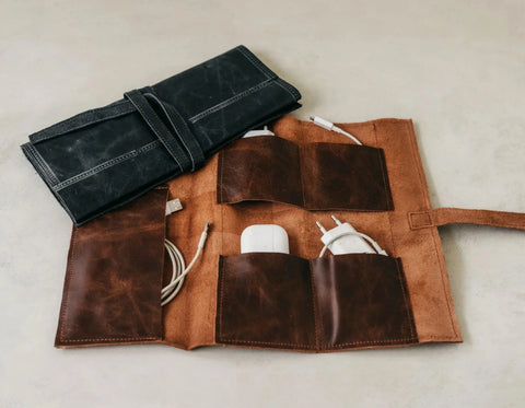 Leather Cable Organizer