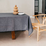 Charcoal Linen Tablecloth