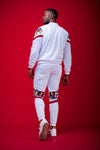 Mens - Mehluli White Tracksuit Set