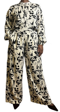 Vee Pants and Shirt Set