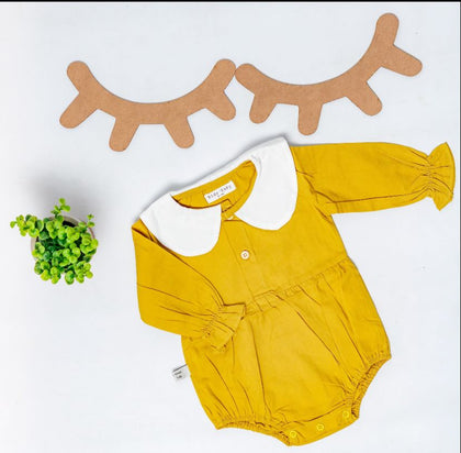 Bownanas - Baby Romper with Collar