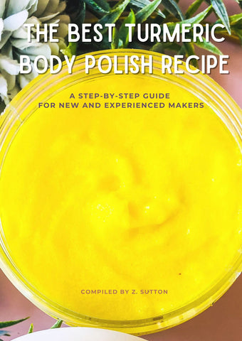 Turmeric Body Polish Recipe eBook (includes Bonus DIY Tumeric Oil Recipe)