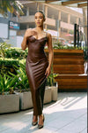 Chocolate Lux Bodycon
