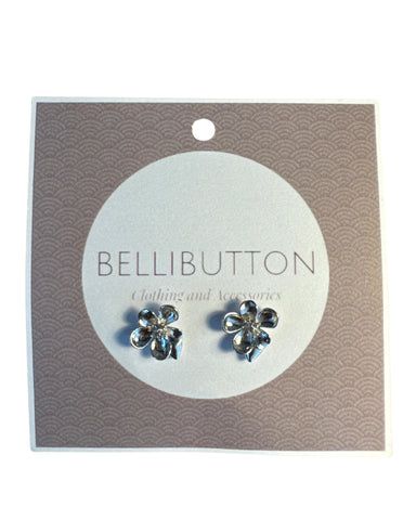 Silver Flower Earrings