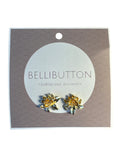 Gold Flower Earrings