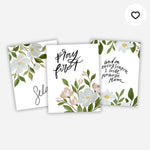 Floral scripture Cards- Pack of 12