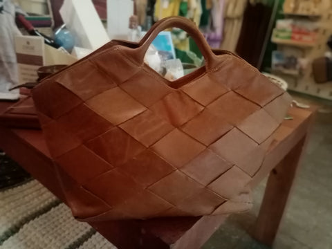 Brown Leather Handbag