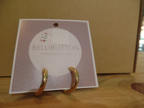 Gold Large Hoops