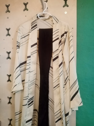 White and Black Kaftan